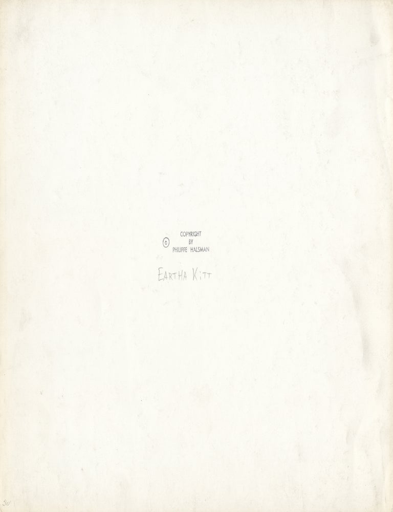 Original oversize photograph of Eartha Kitt, 1954