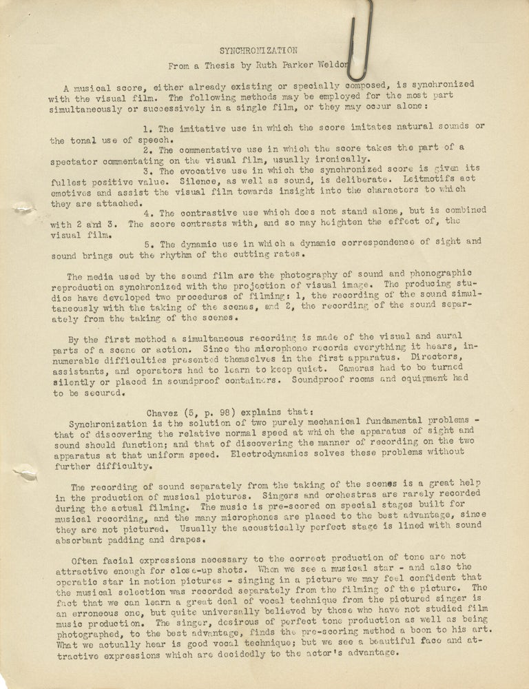 Film Music Notes for 1942-1944