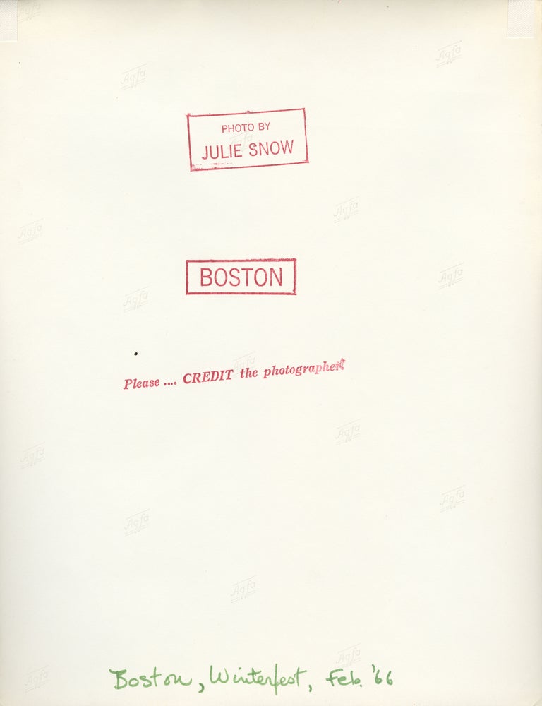 Original photograph of Richard Fari&ntilde;a and Mimi Baez, 1966