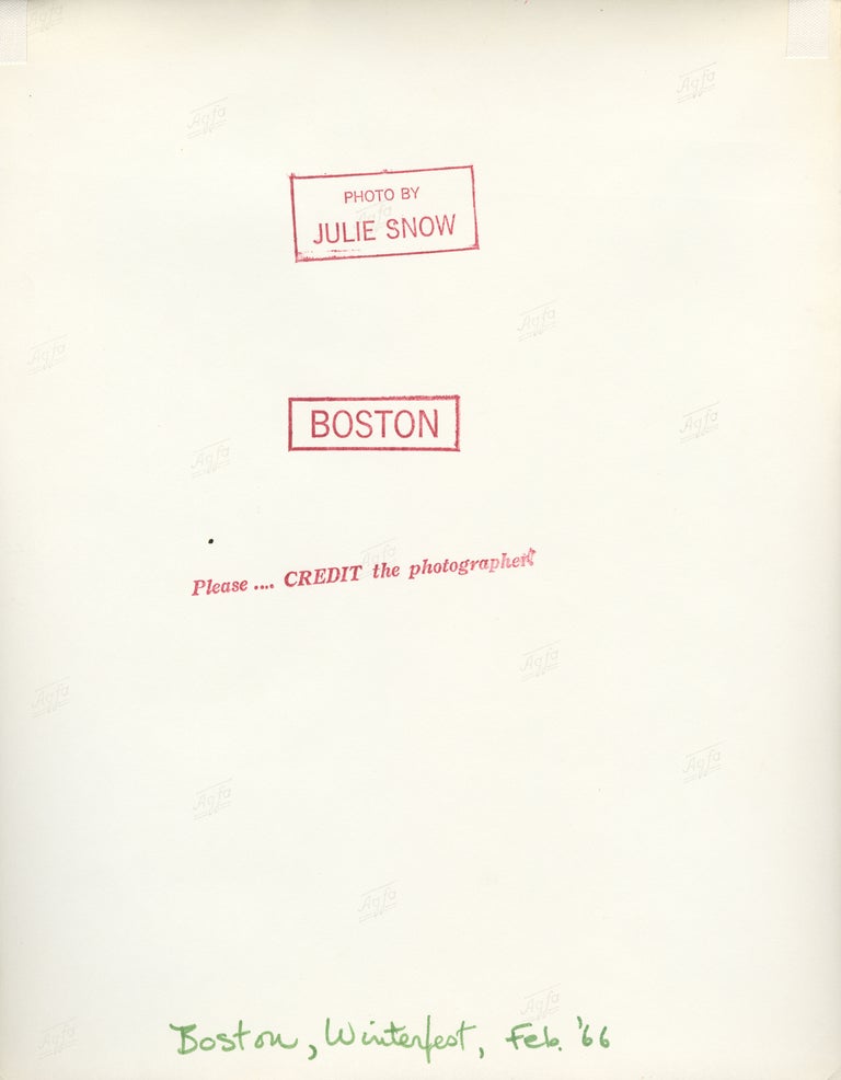Original photograph of Richard Fariña and Mimi Baez, 1966