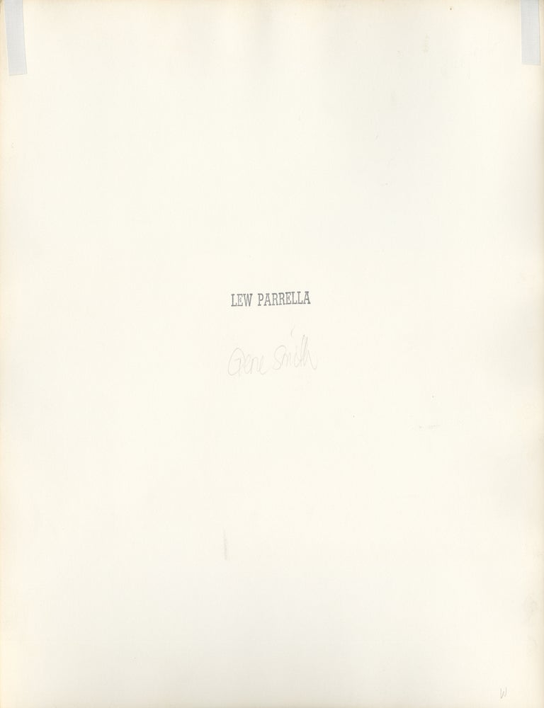 Original oversize portrait photograph of W. Eugene Smith, circa 1950s