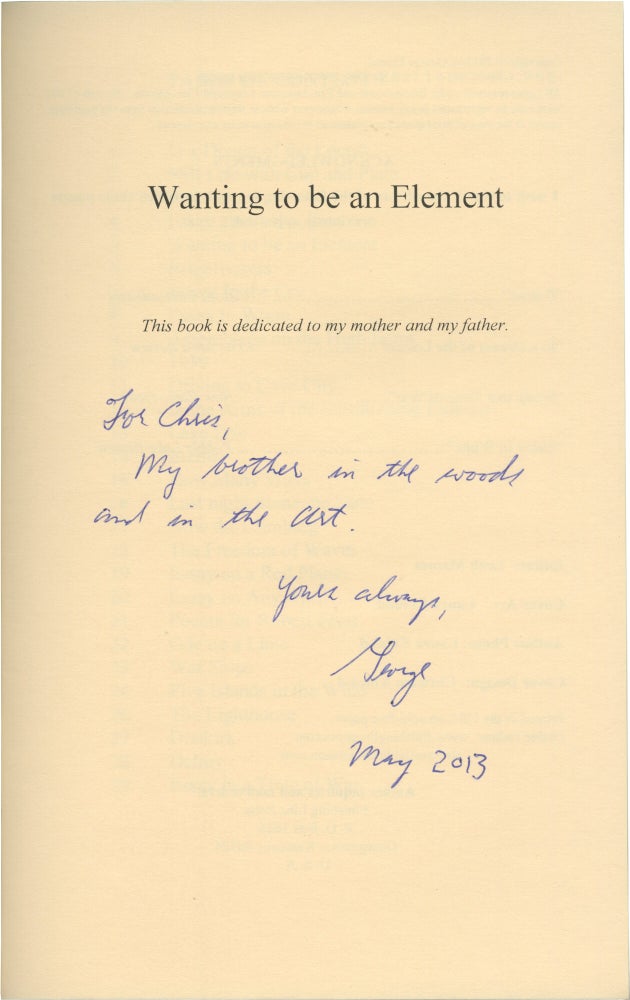 Wanting to Be an Element