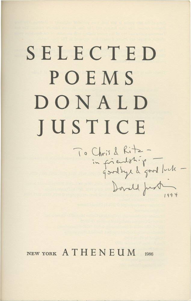 Selected Poems