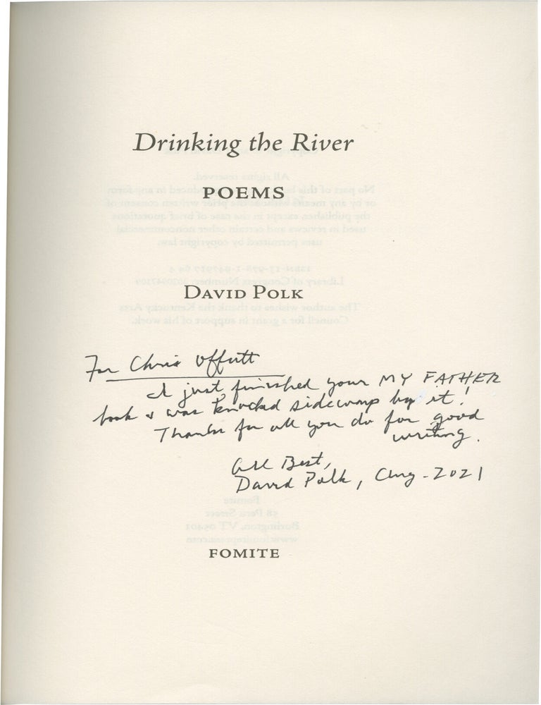 Drinking the River