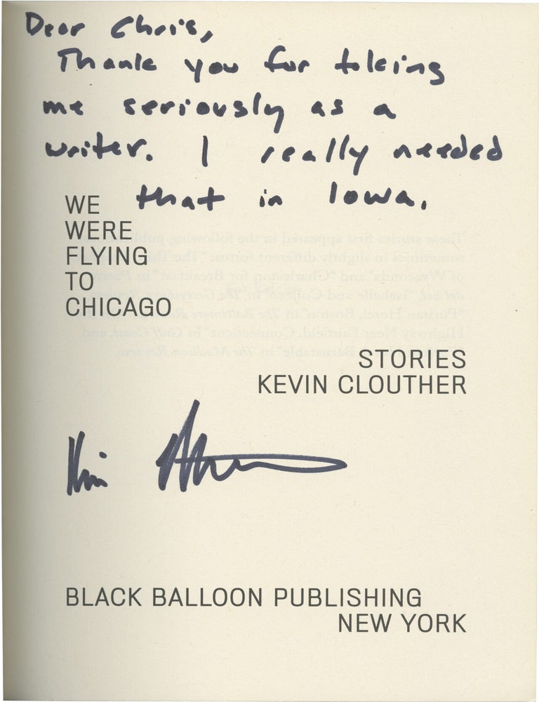 We Were Flying to Chicago: Stories