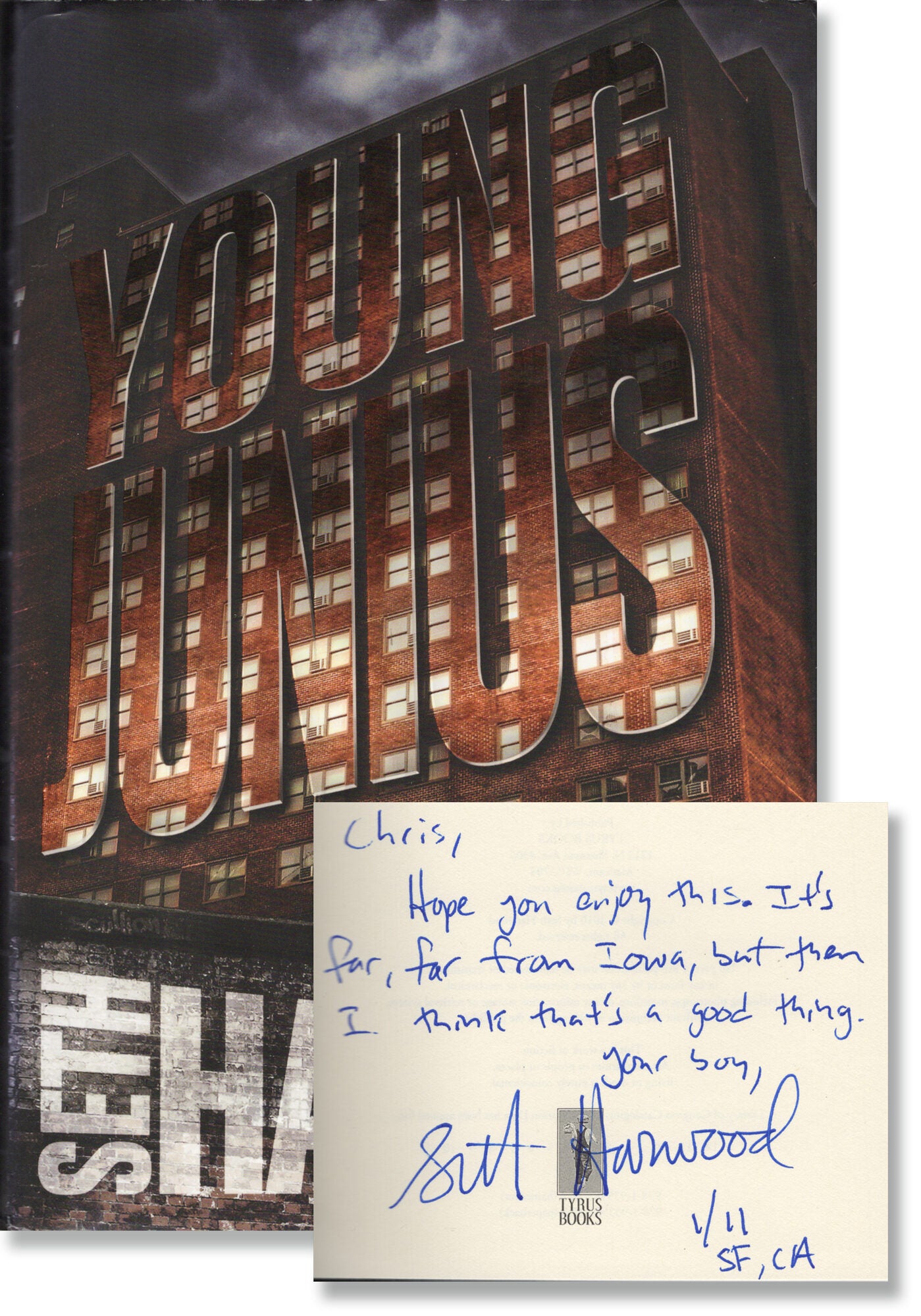 Christopher Junius Young Junius | Seth Harwood | First Edition