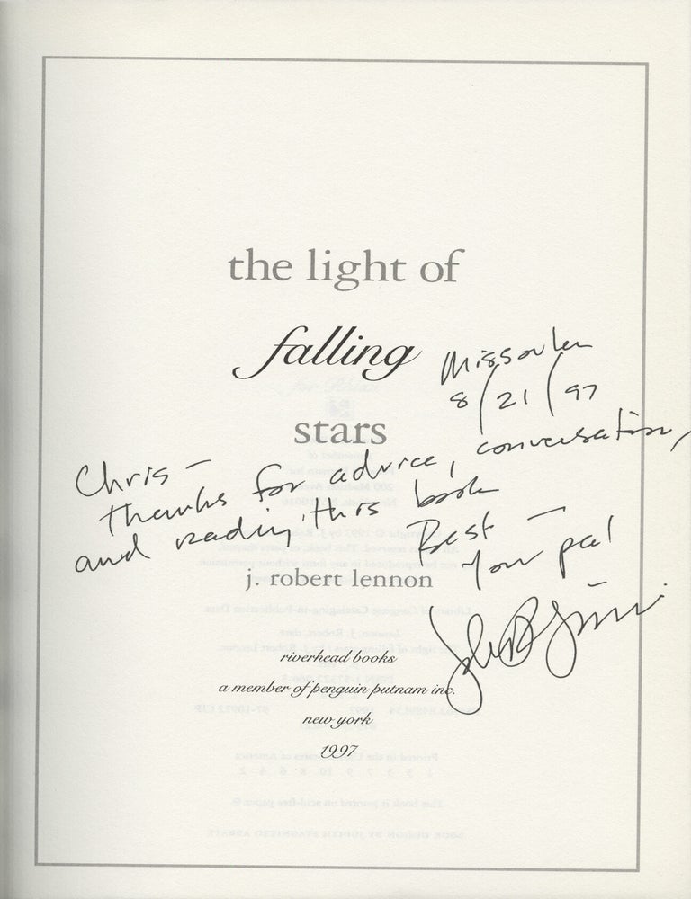 The Light of Falling Stars