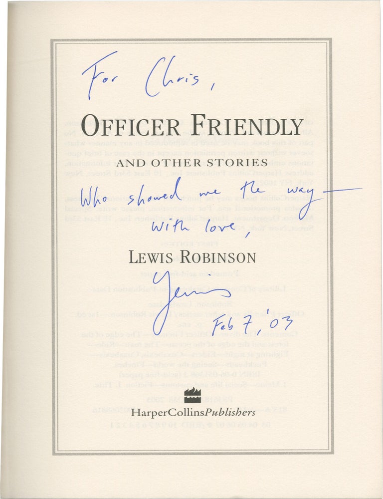 Officer Friendly and Other Stories