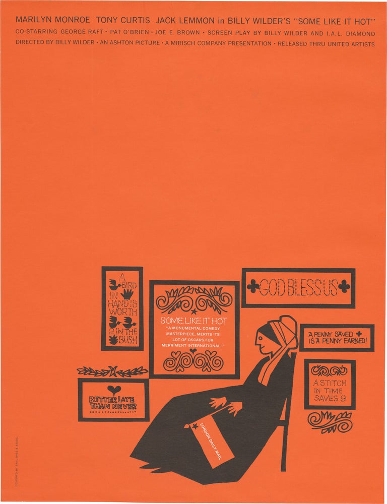 Archive of original photographs, print material, color transparencies, and ephemera documenting Saul Bass' work in advertising and film