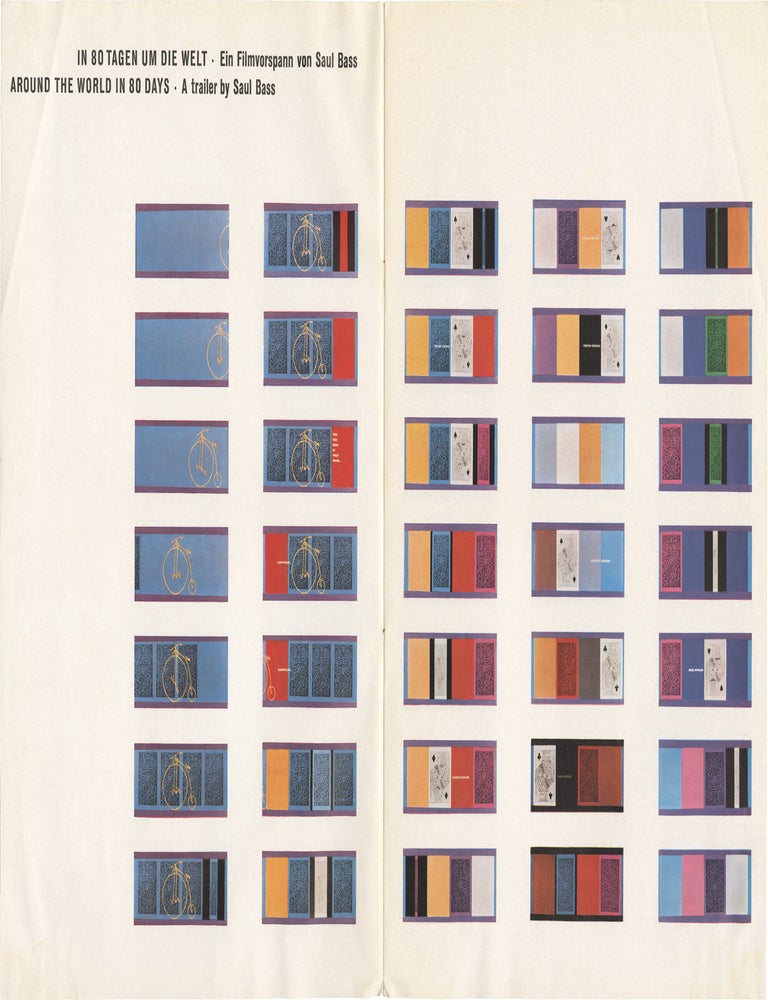 Archive of original photographs, print material, color transparencies, and ephemera documenting Saul Bass' work in advertising and film