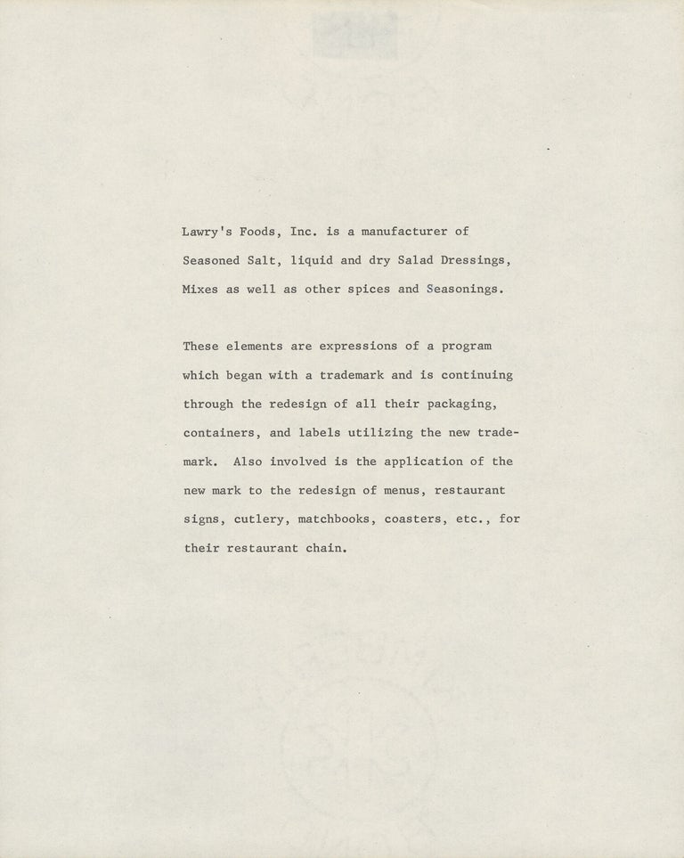 Archive of original photographs, print material, color transparencies, and ephemera documenting Saul Bass' work in advertising and film