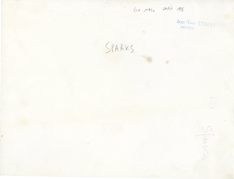 Original photograph of Sparks in performance, circa 1980s