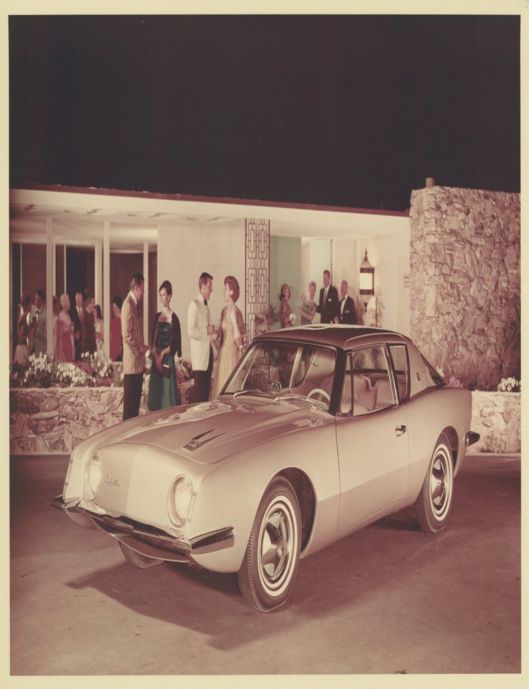 Collection of nine original publicity photographs of the Studebaker Avanti, 1962