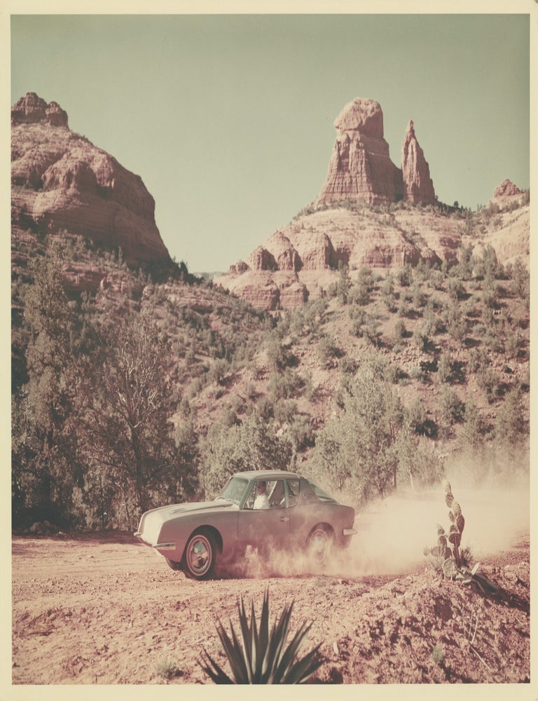 Collection of nine original publicity photographs of the Studebaker Avanti, 1962