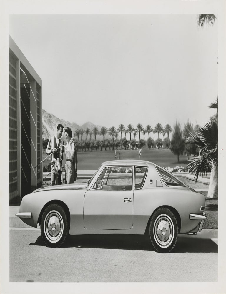 Collection of nine original publicity photographs of the Studebaker Avanti, 1962