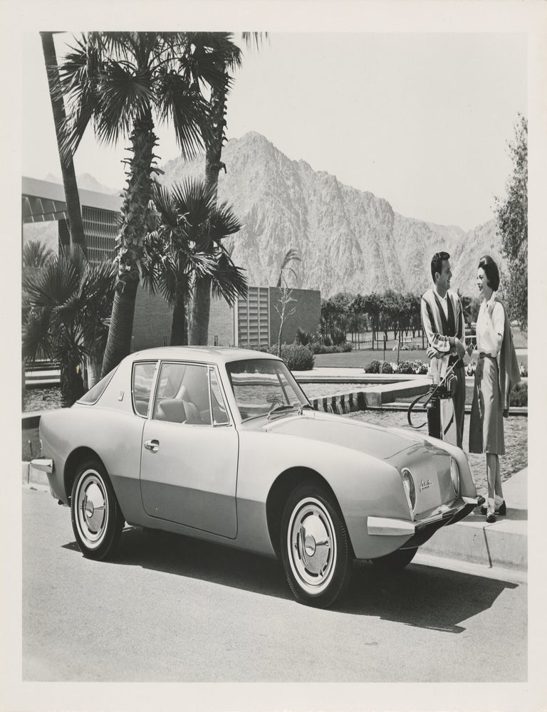 Collection of nine original publicity photographs of the Studebaker Avanti, 1962