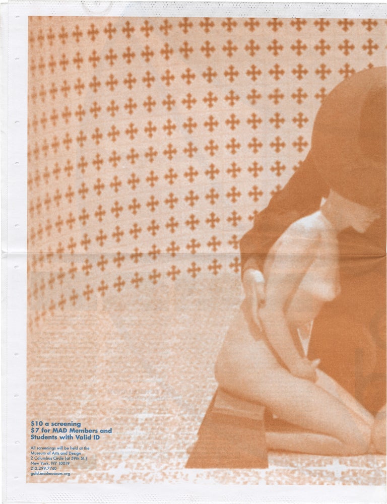 Blood Into Gold: The Cinematic Alchemy of Alejandro Jodorowsky (Original two-sided poster from the 2010 film screenings at the Museum of Art and Design, New York