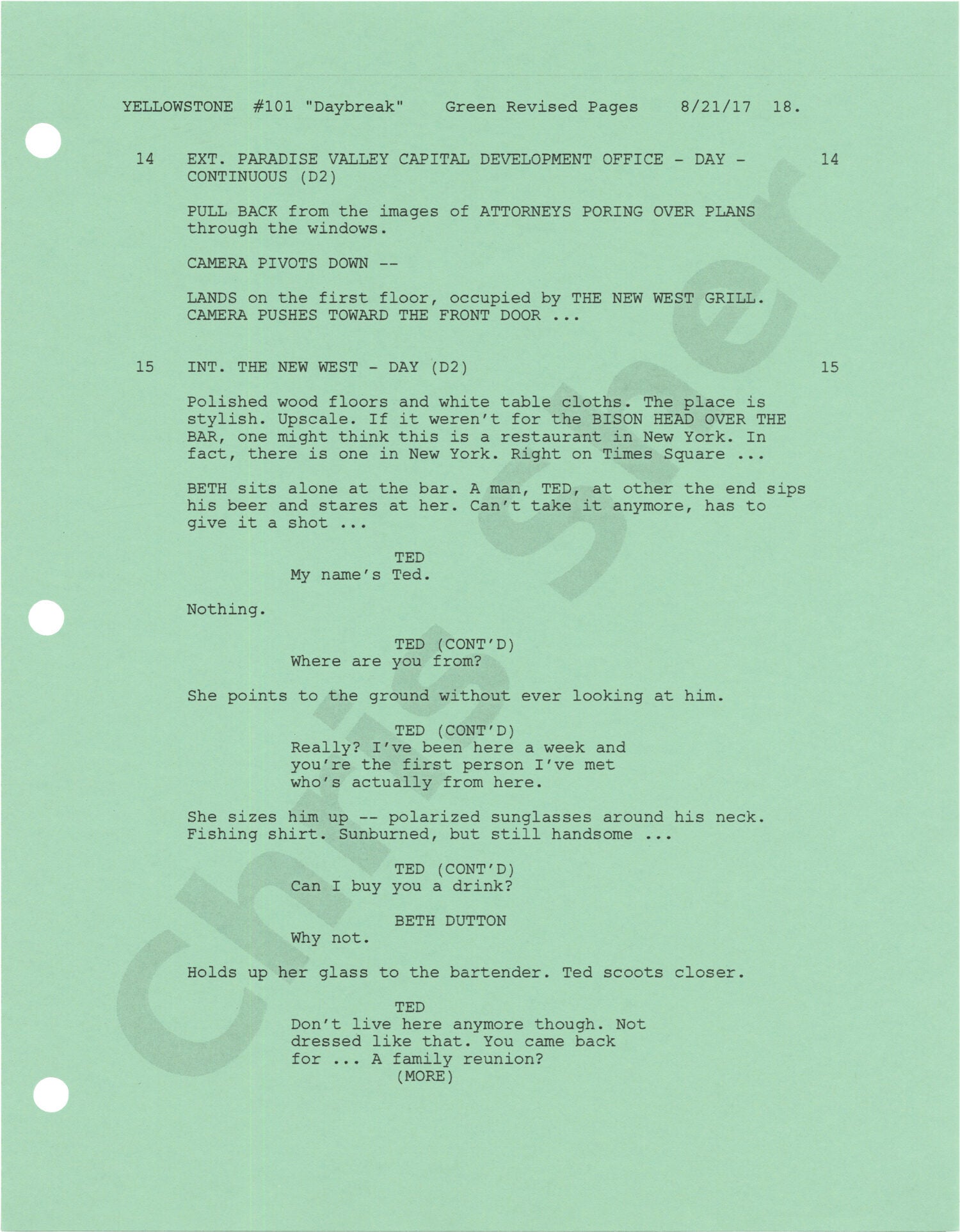 Yellowstone Script Yellowstone: Daybreak | Luke Grimes Kevin Costner, Wes Bentley, Kelly ...