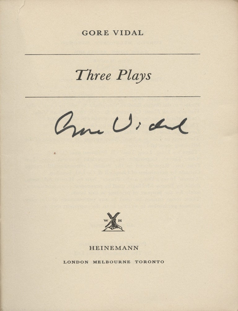 Three Plays