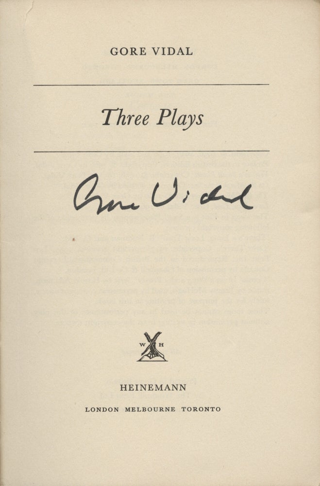 Three Plays
