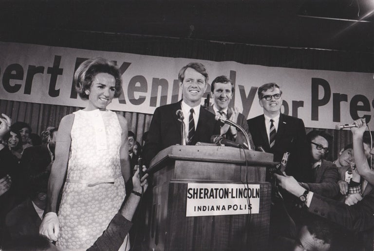 Two original photographs of Robert F. Kennedy, 1968