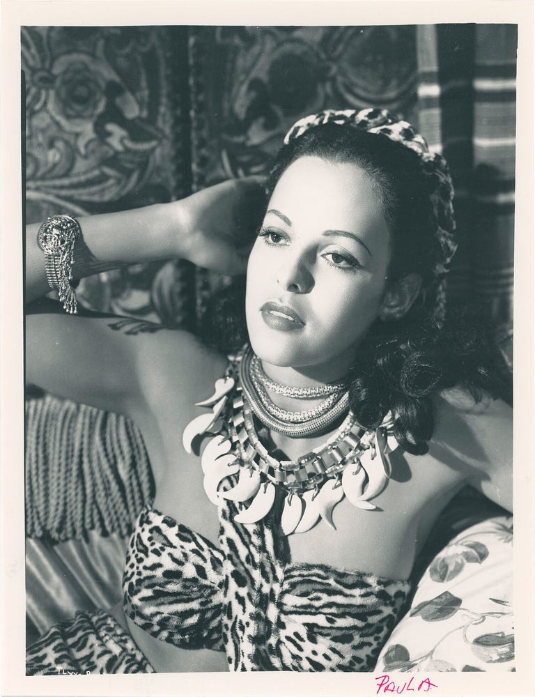 Collection of 13 original publicity photographs of Acquanetta, one inscribed by the actress on the verso