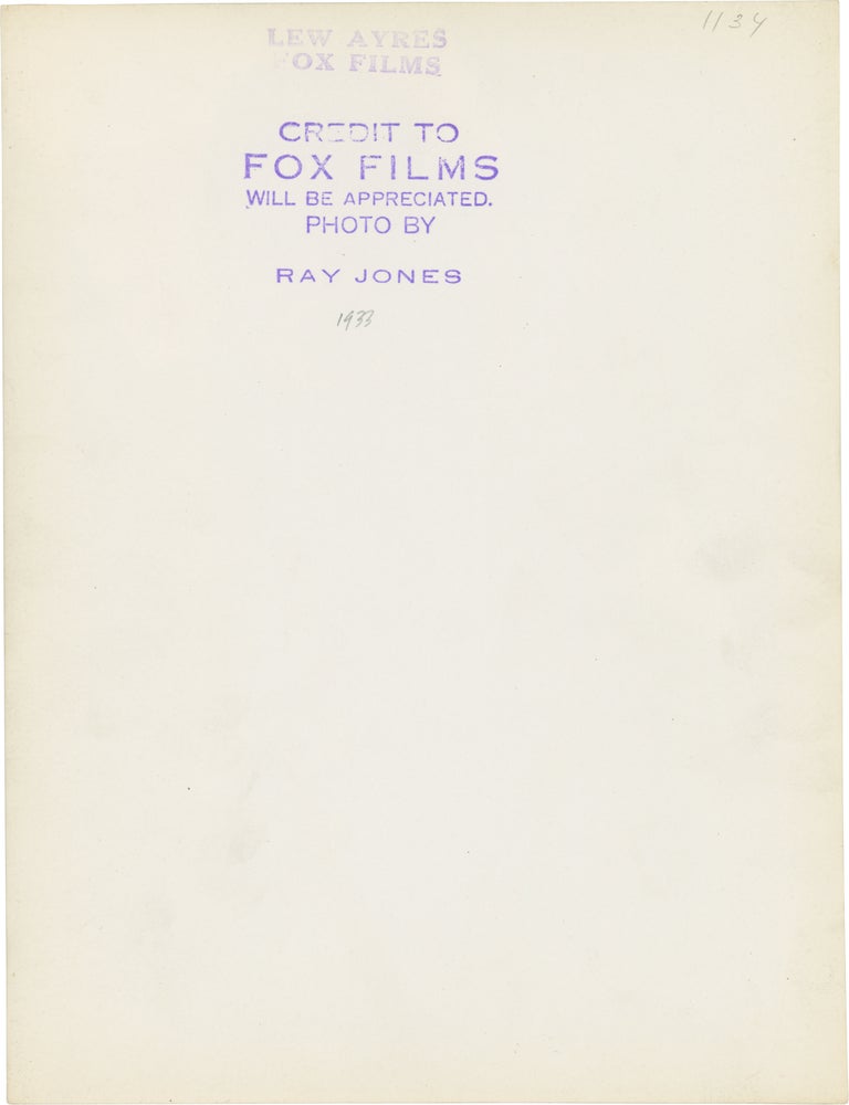 Original photograph of Lew Ayres
