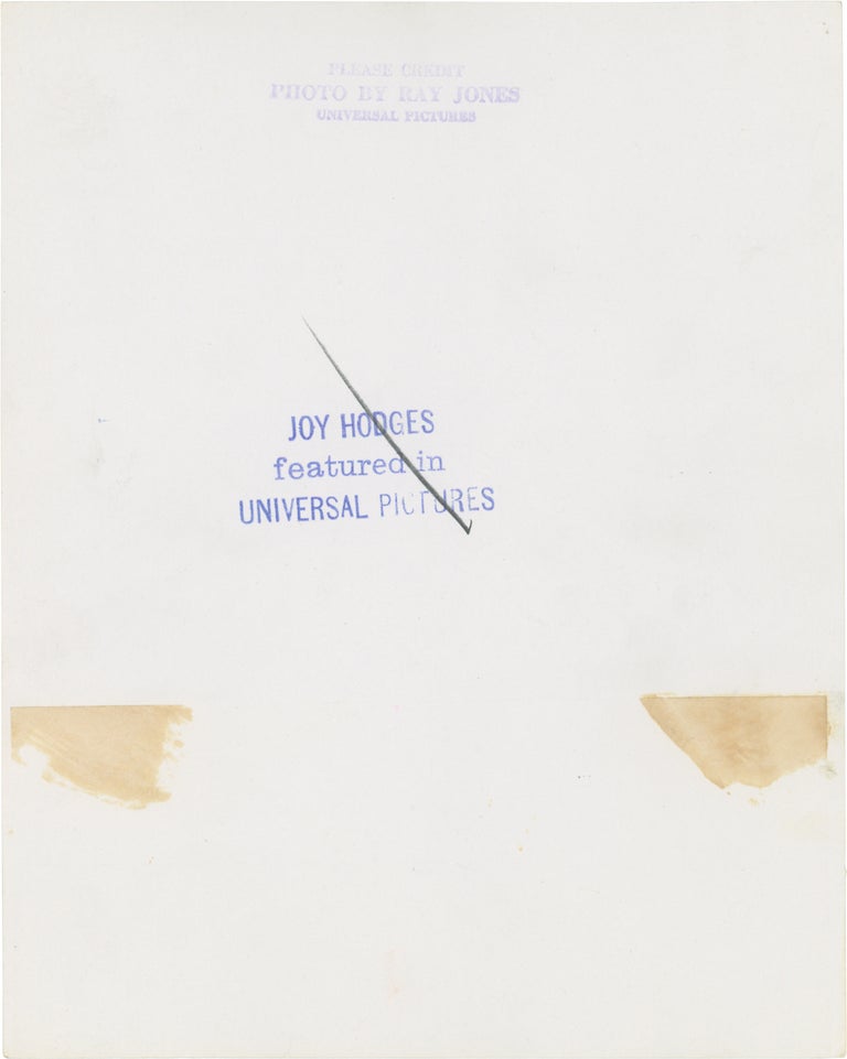 Four original publicity photographs of Joy Hodges by photographer Ray Jones, circa 1940