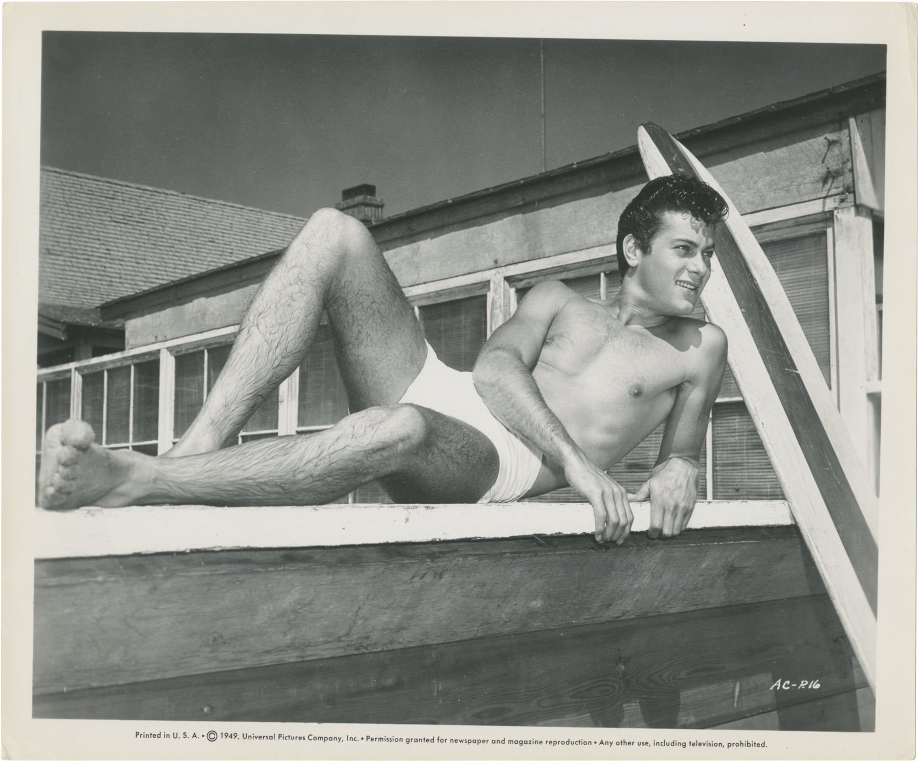 Original publicity photograph of a young Tony Curtis, 1949 | Tony