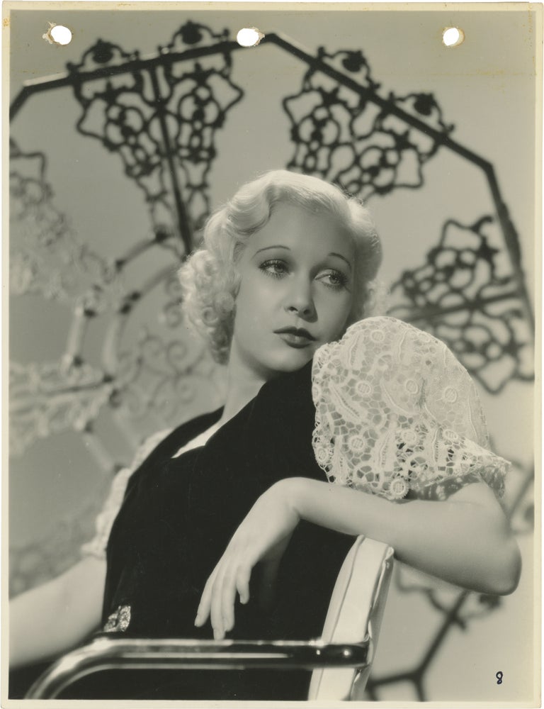 Collection of seven original publicity photographs of Dorothea Kent, circa mid 1930s