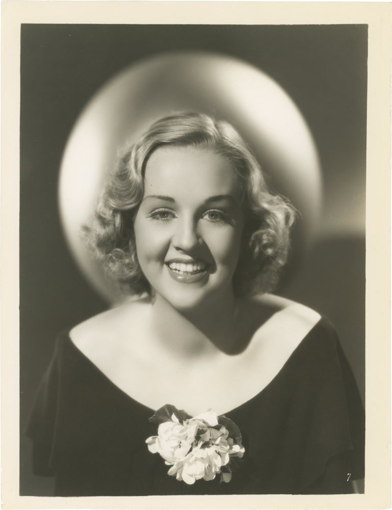 Two original portrait photographs of Betty Jane Rhodes by photographer Ray Jones, circa 1937