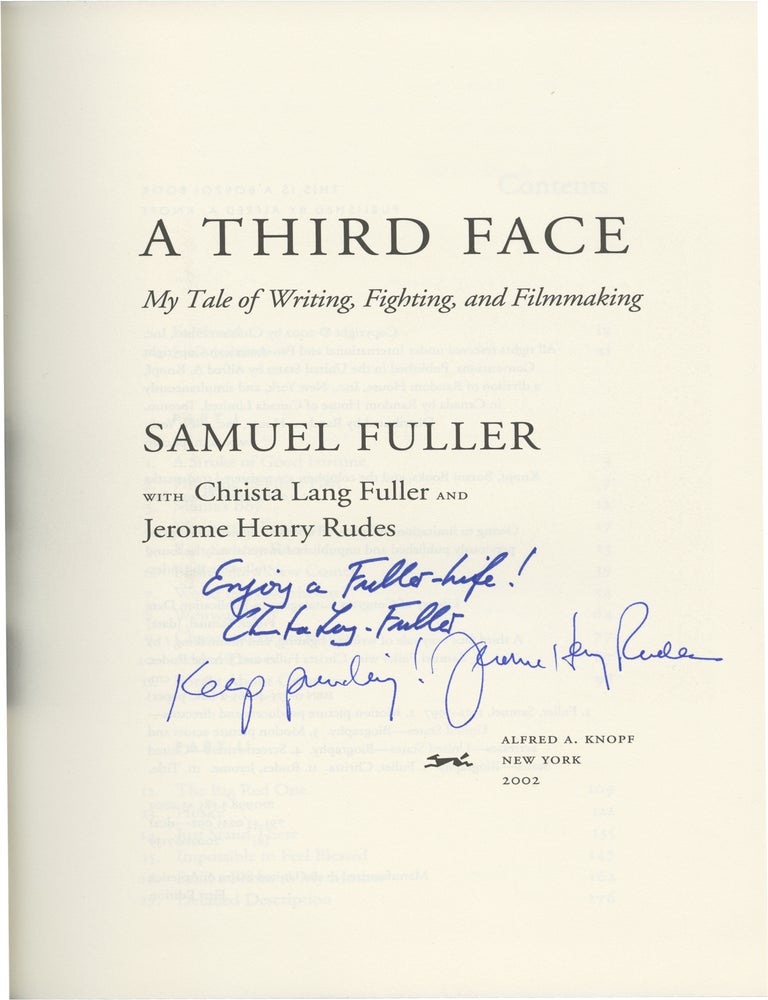 A Third Face: My Tale of Writing Fighting, and Filmmaking
