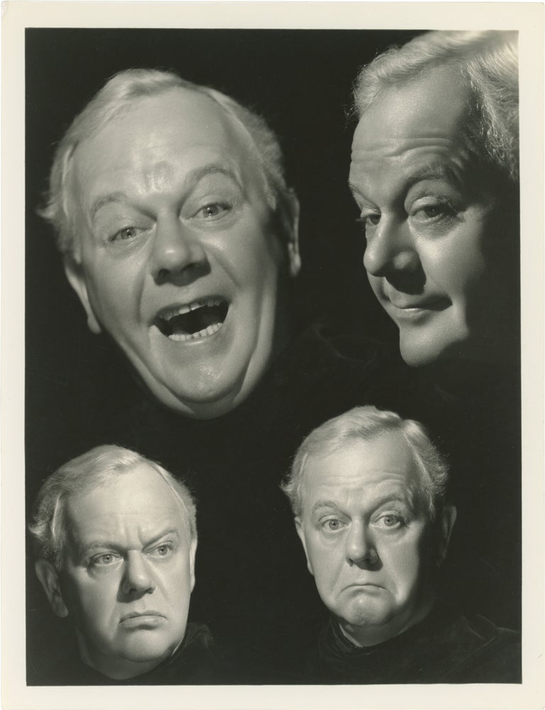 Two original portrait photographs of Charles Winninger by photographer Ray Jones, circa late 1930s