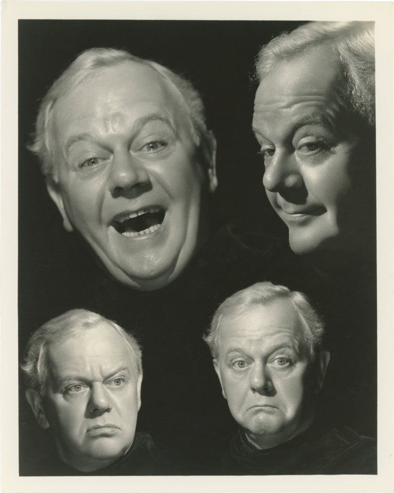Two original portrait photographs of Charles Winninger by photographer Ray Jones, circa late 1930s