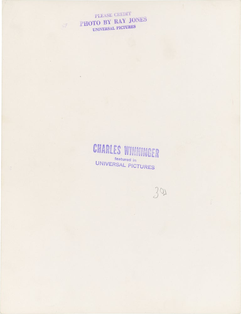Two original portrait photographs of Charles Winninger by photographer Ray Jones, circa late 1930s