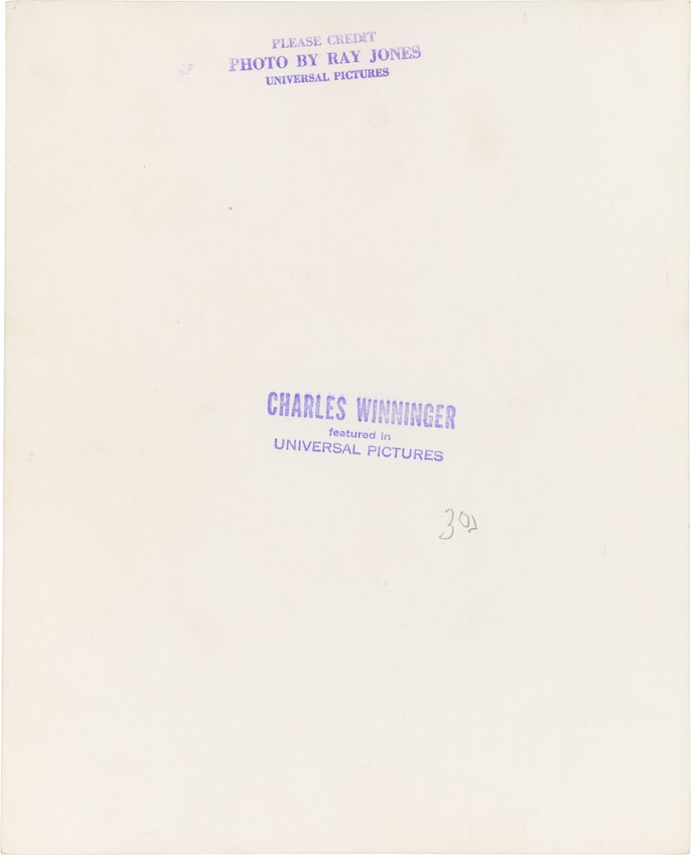 Two original portrait photographs of Charles Winninger by photographer Ray Jones, circa late 1930s