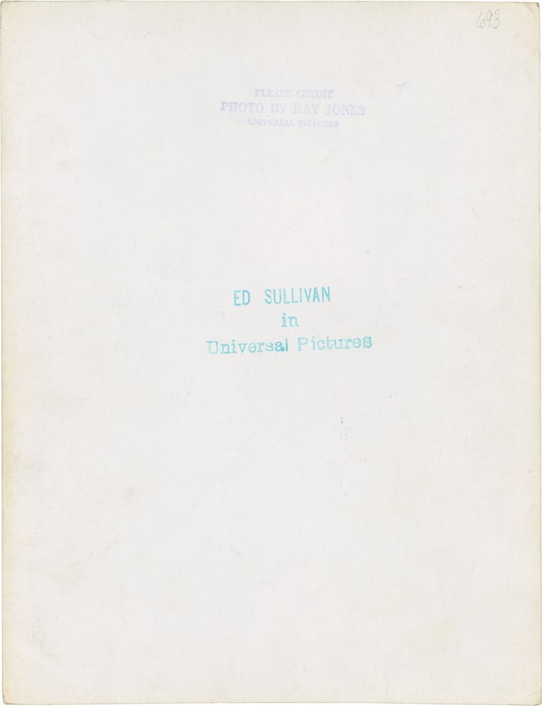 Original portrait photograph of Ed Sullivan by photographer Ray Jones, circa 1939