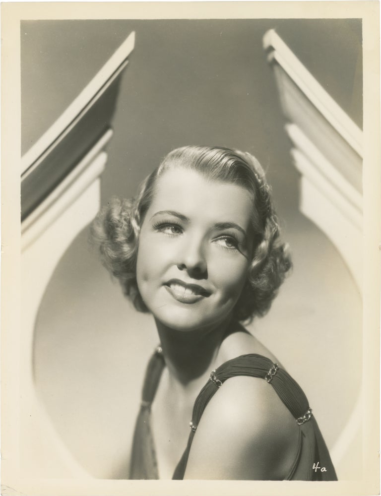 Two original publicity photographs of Polly Rowles, one inscribed by Rowles, circa 1937