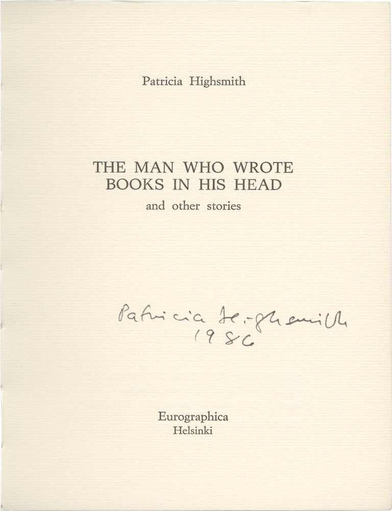 The Man Who Wrote Books in His Head and Other Stories