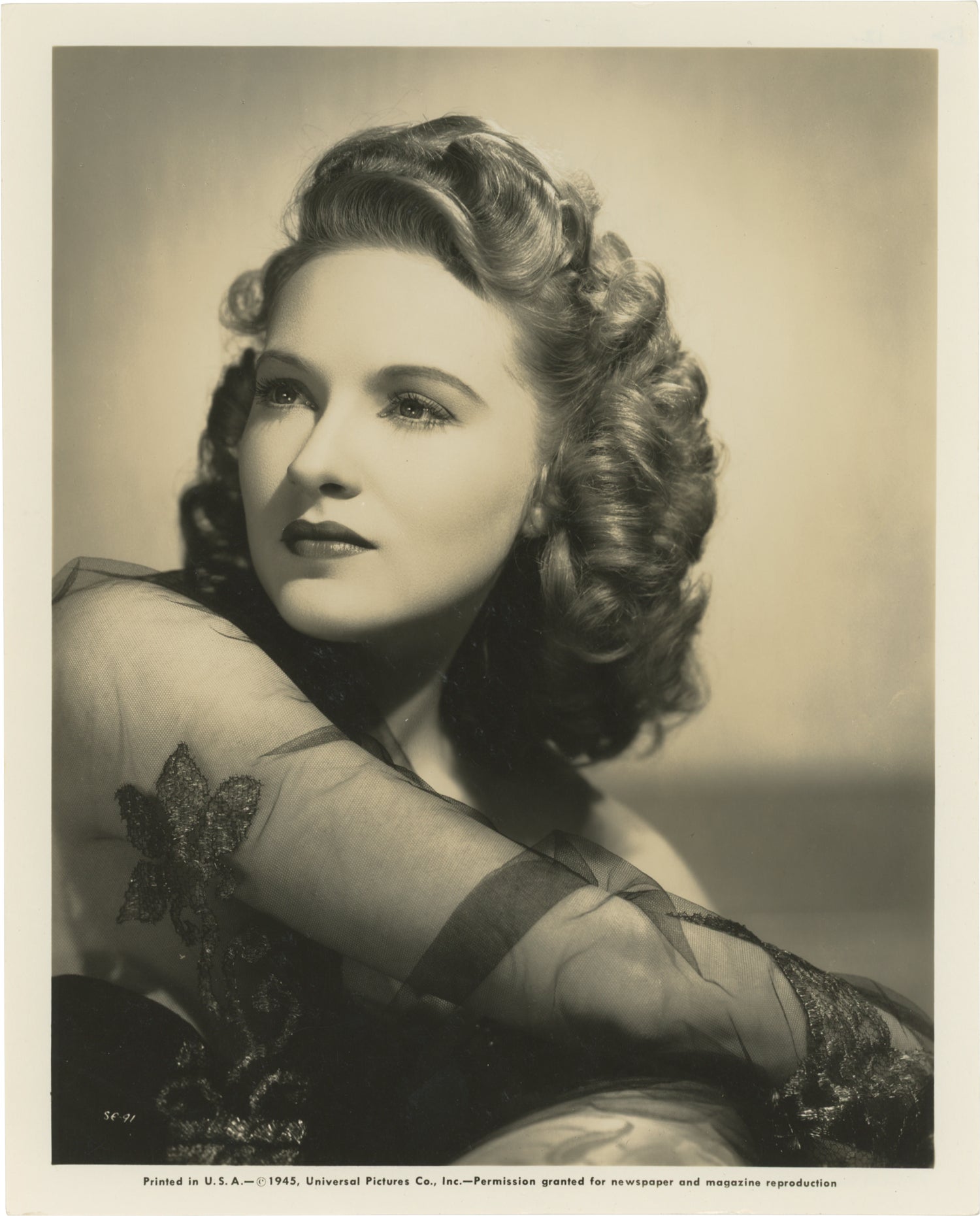Four original portrait photographs of Susanna Foster, 1943-1945