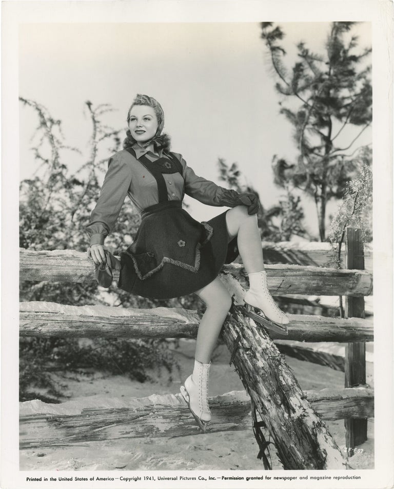 Three original publicity photographs of Jane Frazee, circa 1941