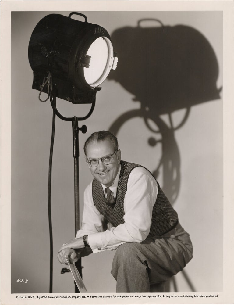 Two original photographs of photographer Ray Jones, 1952