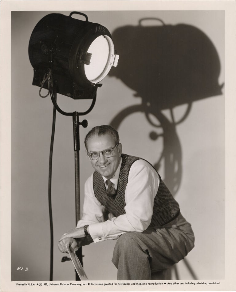 Two original photographs of photographer Ray Jones, 1952