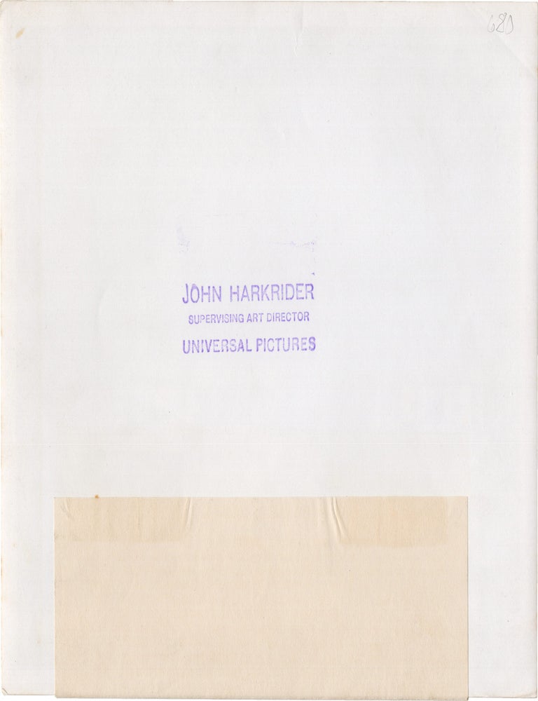 Original photograph of Universal Studios art director John Harkrider