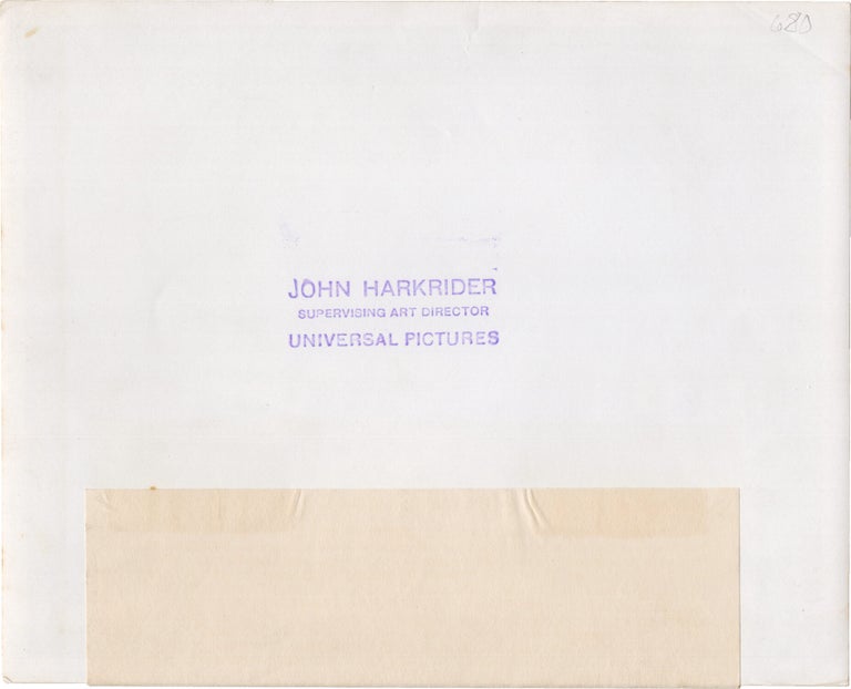 Original photograph of Universal Studios art director John Harkrider