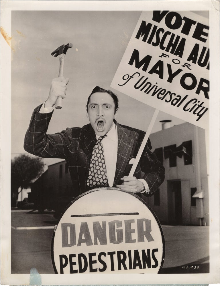 Three original publicity photographs of Mischa Auer and Joy Hodges