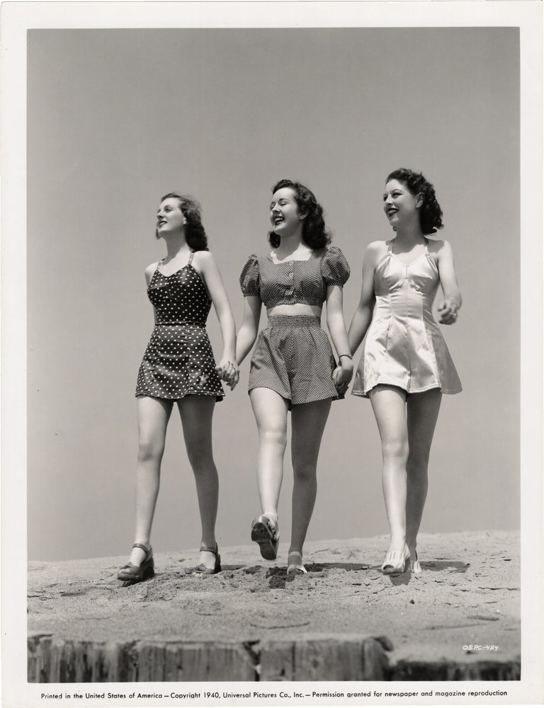Original photograph of Constance Moore, Peggy Moran, and Anne Nagel