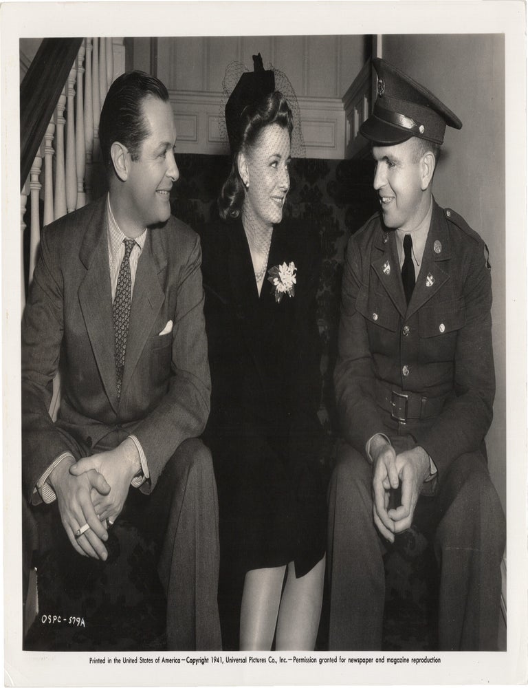 Unfinished Business (Original photograph of Irene Dunne and Robert Montgomery with Everett Scott...
