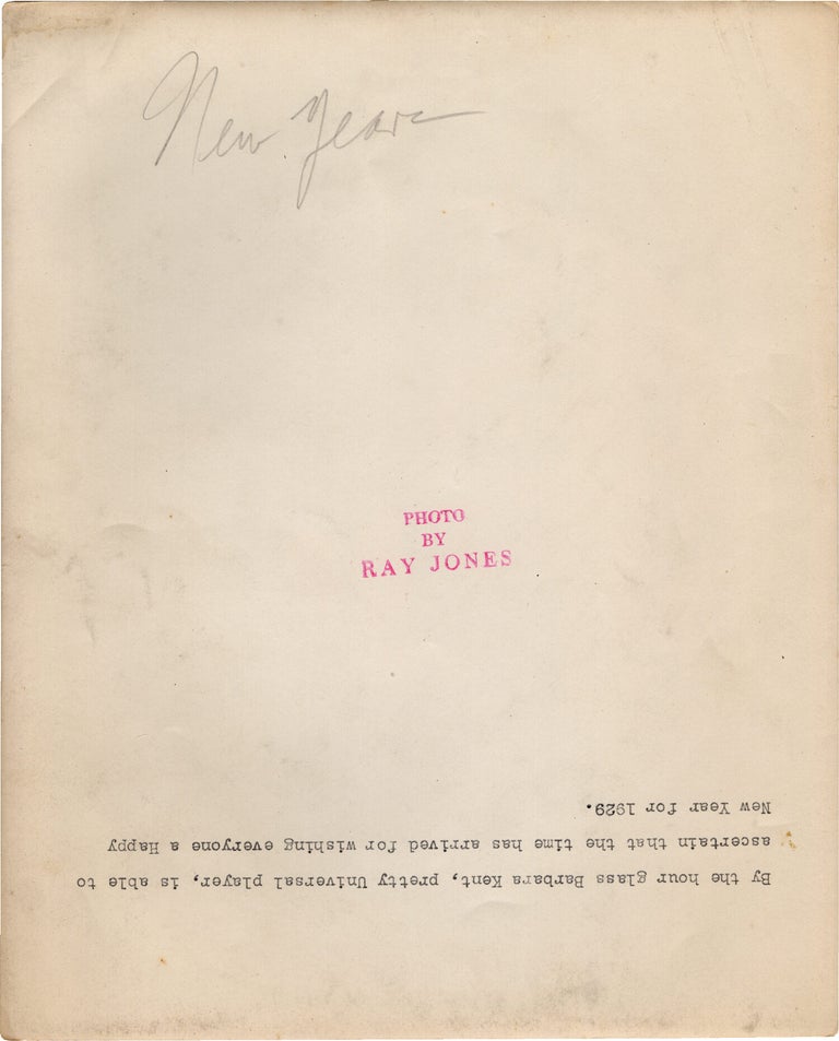 Original publicity photograph of Barbara Kent in 1929