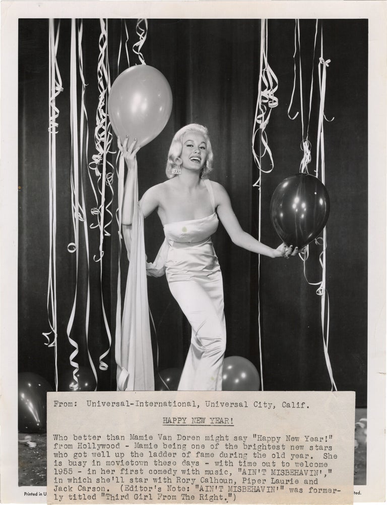Book #165672] Original publicity photograph of Mamie Van Doren. Mamie Van Doren, subject